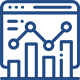 Traffic statistics icon