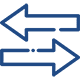 Domain transfers icon